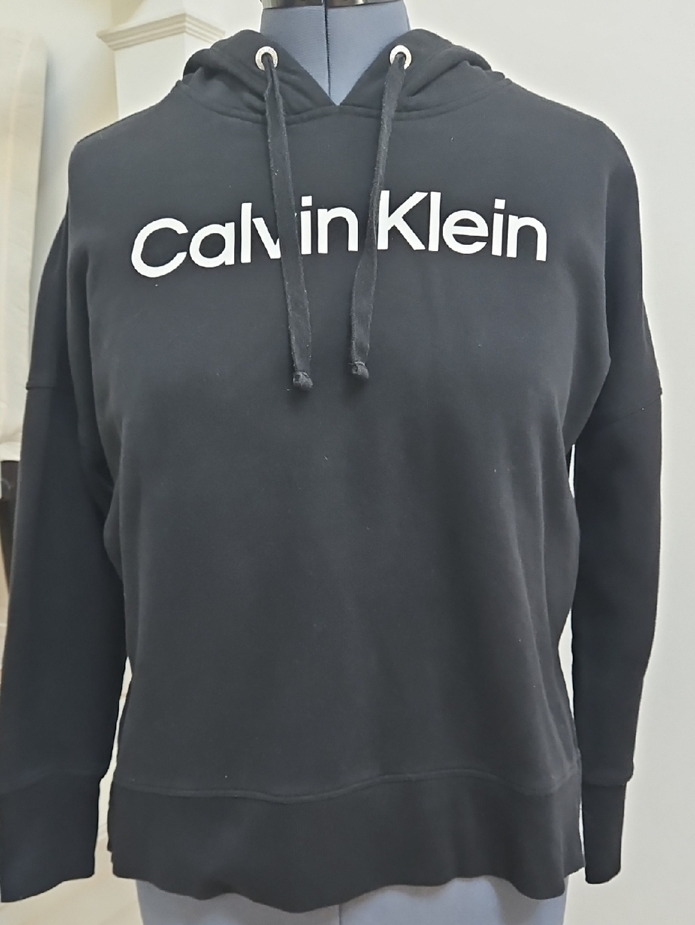 Calvin Klein Black Pullover with White Logo